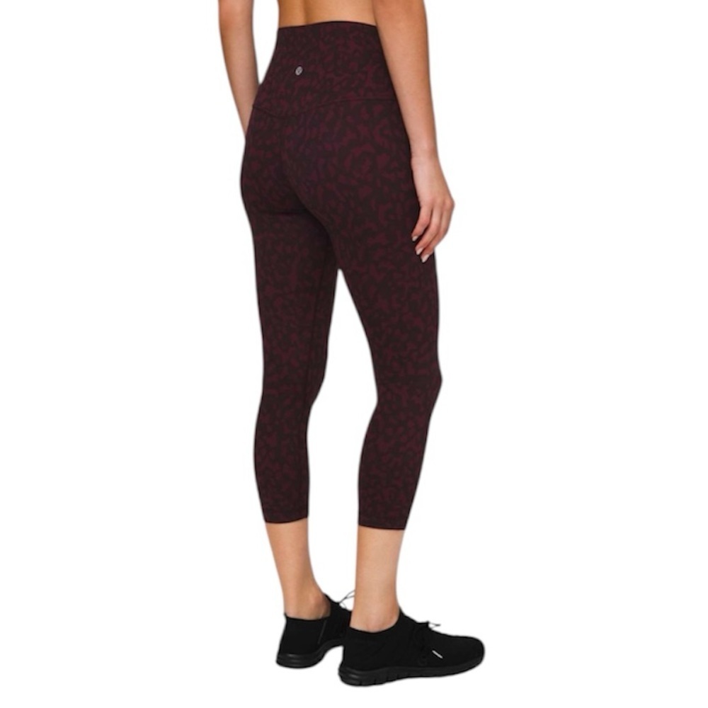 Lululemon Align Crop 21" in Formation Camo Dark Adobe Multi Size 4